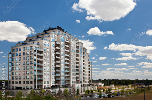 Modern residential high rise building subdivision neighbourhood photo