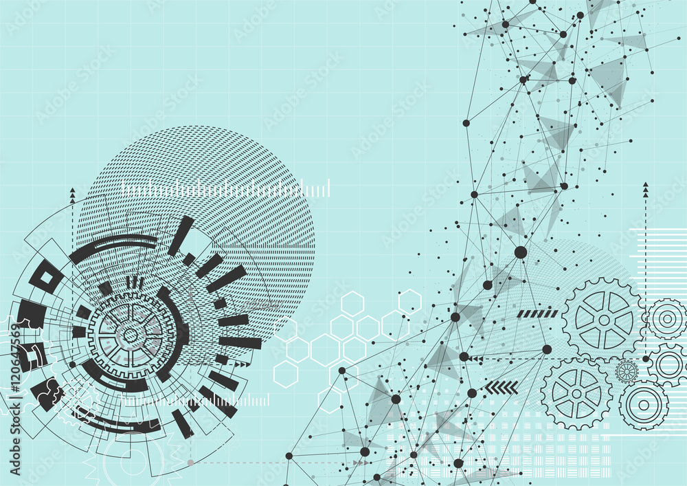 Obraz premium Abstract Technology Background