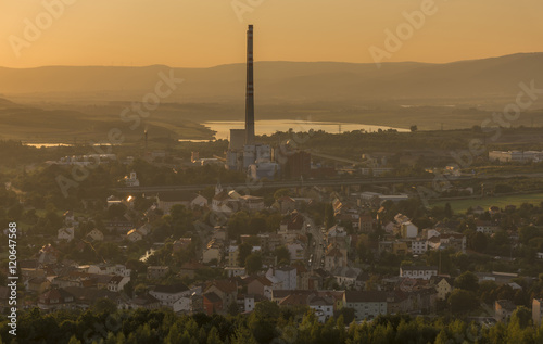 Trmice town in the evening © luzkovyvagon.cz