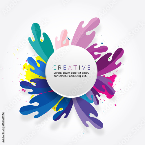 Creative logo. Colorful logo. geometric icon.