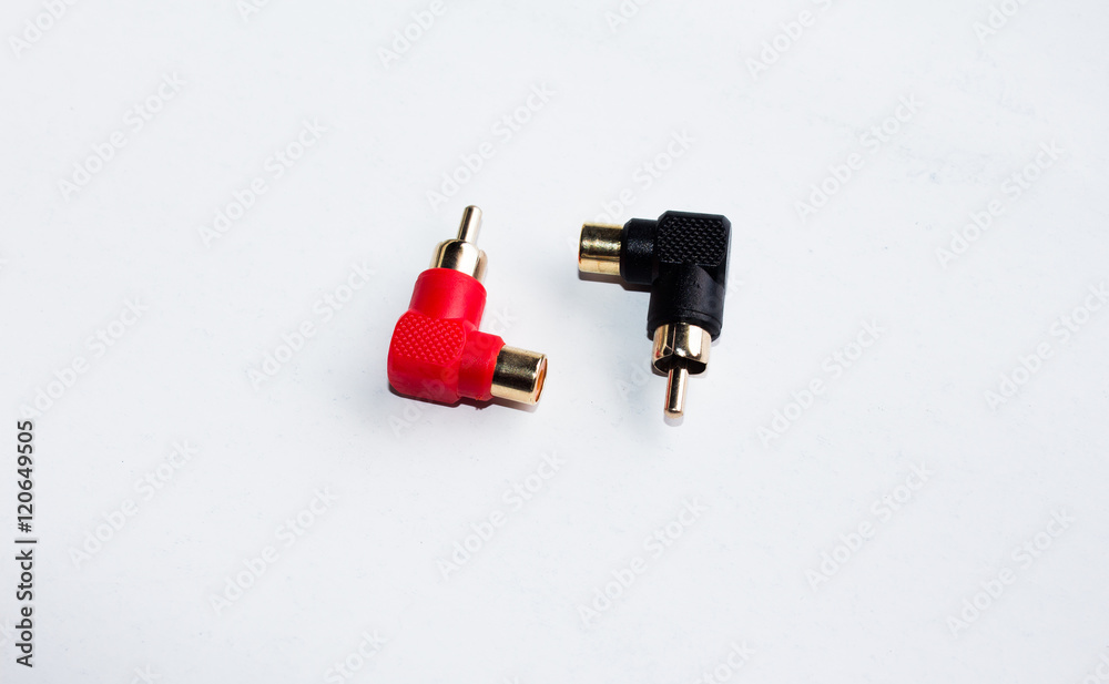 av or audio jack and connection