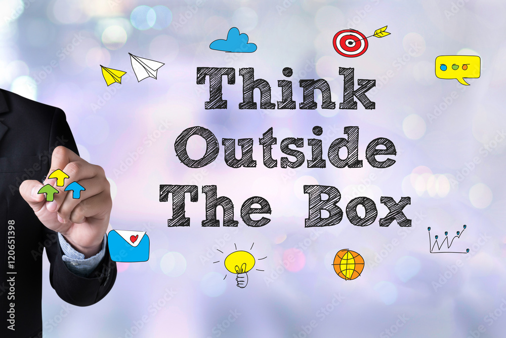 Think Outside The Box Stock Photo | Adobe Stock