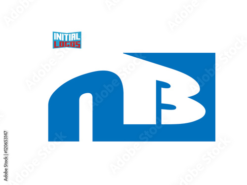 Free Download NB Initial Logo for your startup venture - GFXLoad