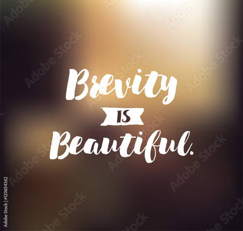Typography for poster, invitation, greeting card or t-shirt.