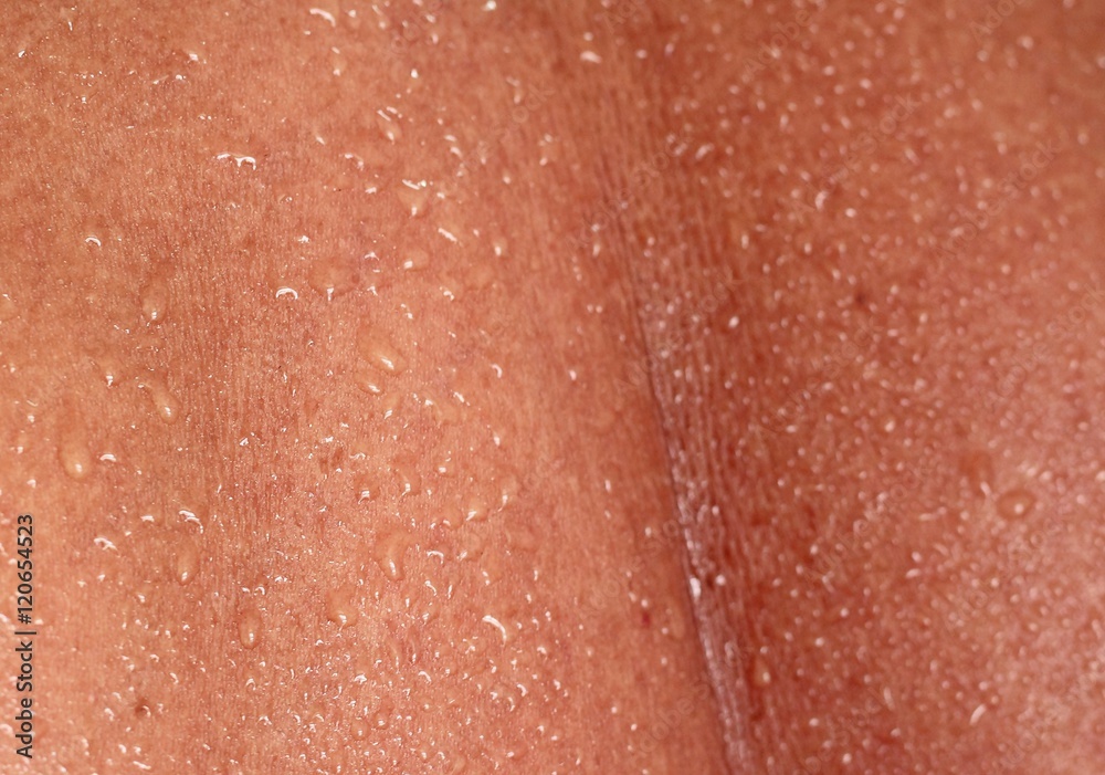 Fototapeta premium Human Skin and Sweat