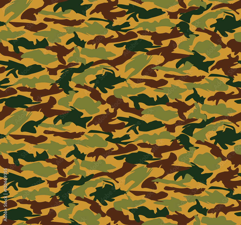 Fototapeta premium Abstract Military Camouflage Background
