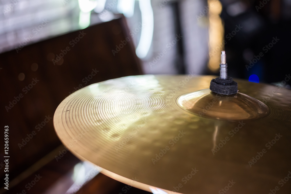 Obraz premium Fragment drumset closeup