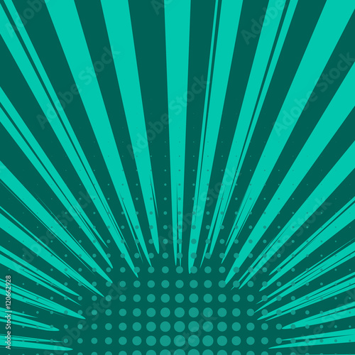 Abstract Creative concept vector comics pop art style blank layout template with clouds beams and isolated dots pattern on background. For Web and Mobile Applications, illustration template design