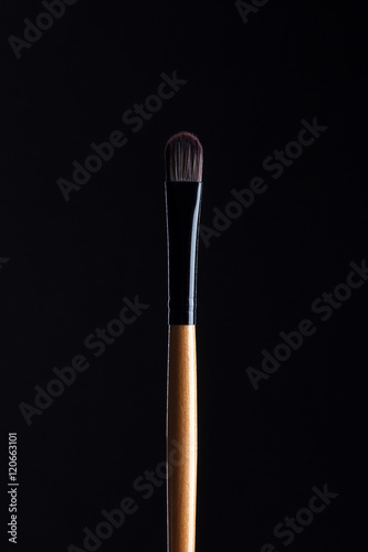 brush for make-up isolated on black background