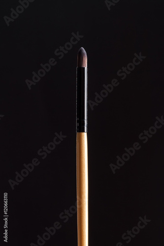 brush for make-up isolated on black background