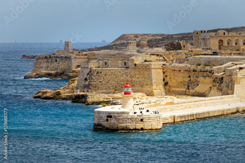 View of Fort Rinella from St. Elmo, Valletta