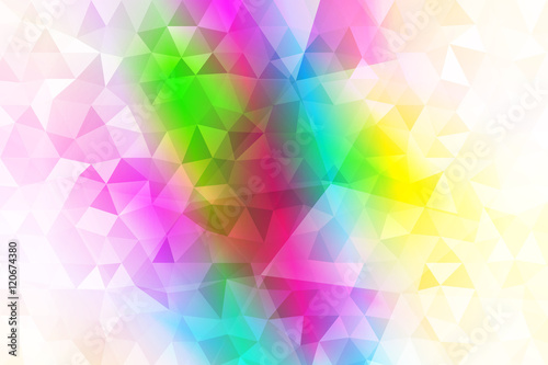 abstract low poly multi color background. vector illustration.