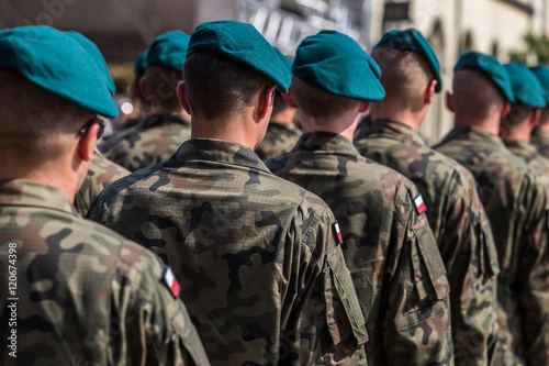 Fotografie Polish soldiers