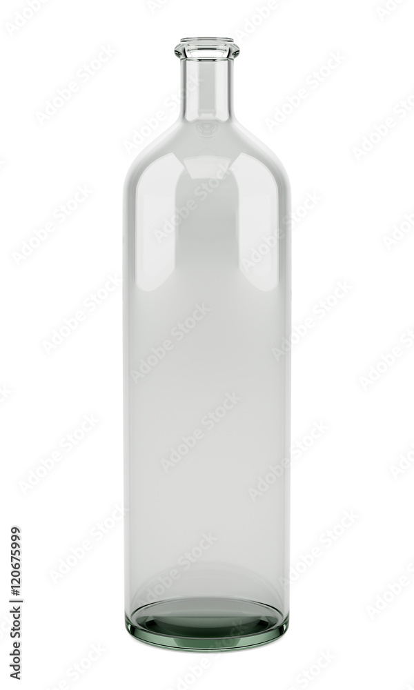 empty bottle isolated on white background empty bottle isolated on white background
