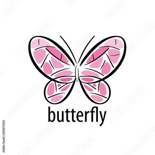 vector butterfly logo