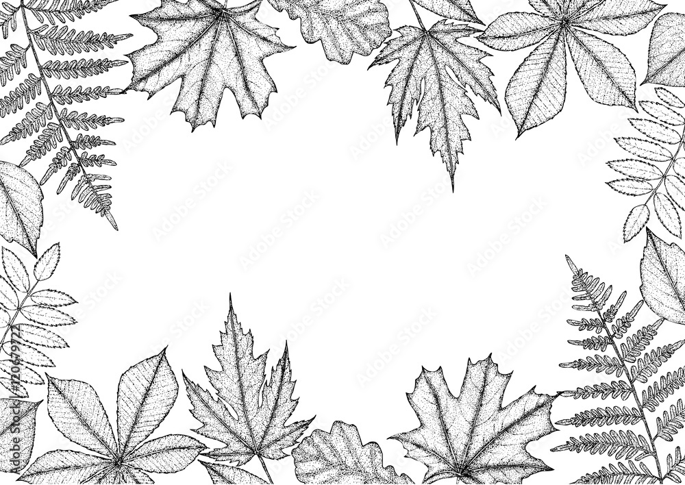 custom made wallpaper toronto digitalautumn leaves background with space for text.