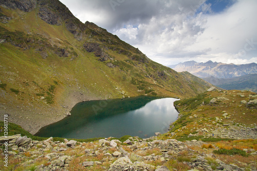 Mountain lake in Abkhazia. Caucasus.