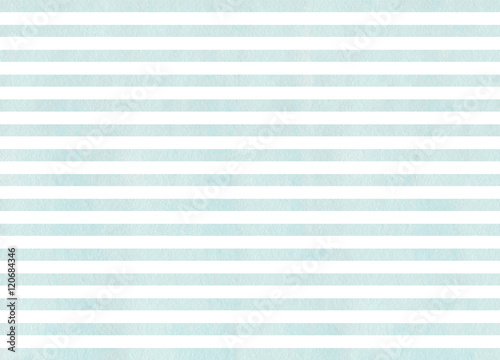 Watercolor blue stripes background.