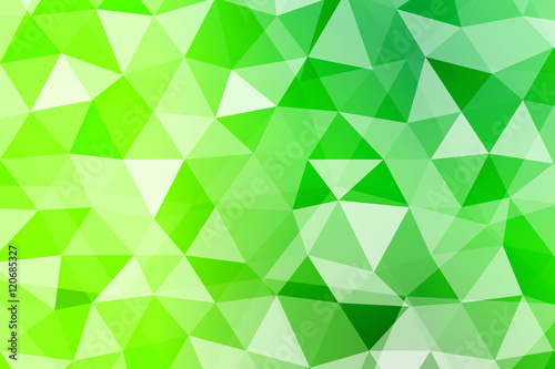 abstract low poly green background. vector illustration. for idea your banner, presentation