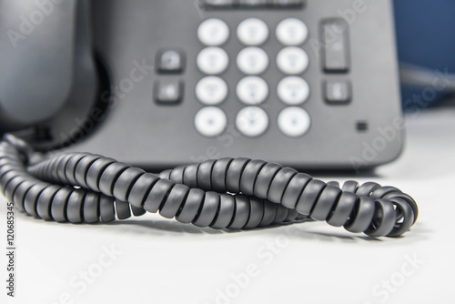 Spiral line of IP Phone photo