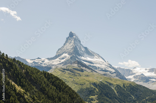 Zermatt  Bergdorf  Alpen  Schweizer Berge  Wallis  Matterhorn  Zmutt  Zmuttgletscher  Furgggletscher  Furi  Trockener Steg  Wanderweg  Wanderferien  Sommer  Schweiz
