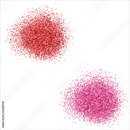 Pink and orange glitter background, shiny texture