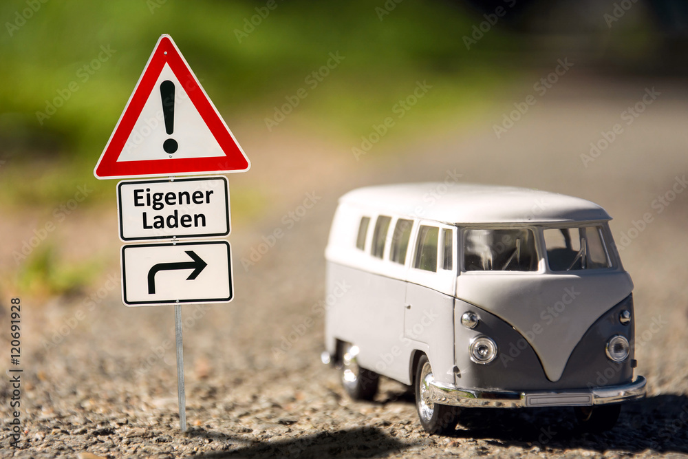 Schild 136 - Eigener Laden