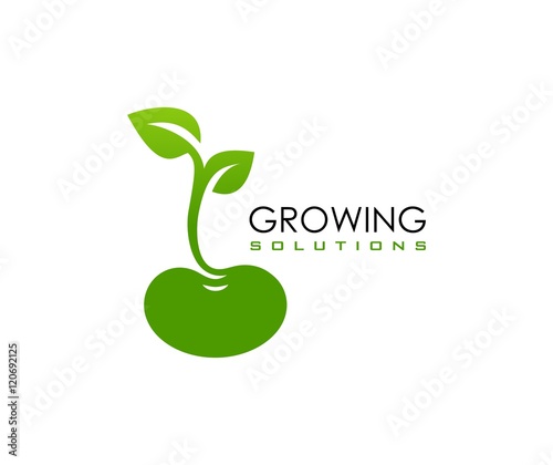 Growing logo