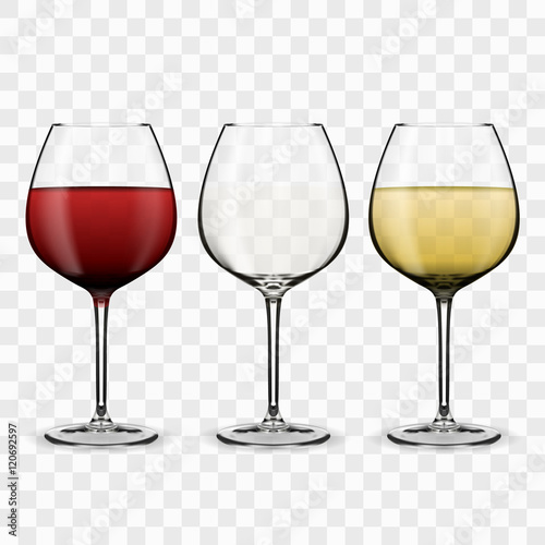 Tree Glasses With Wine