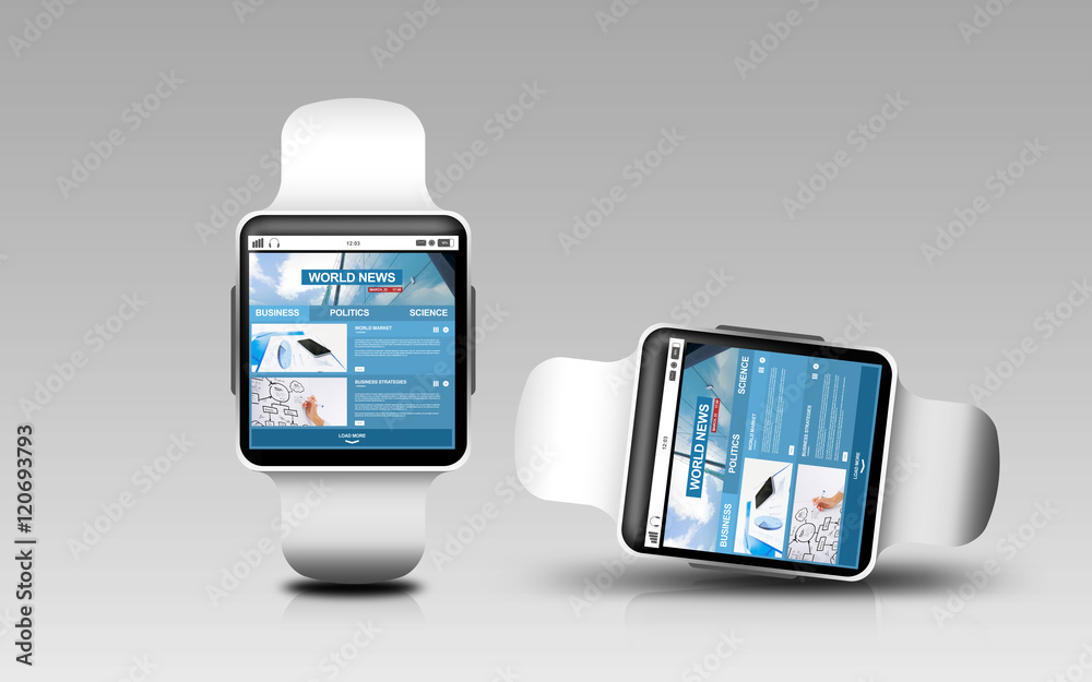 smart watches with world news page on screen smart watches with world news page on screen
