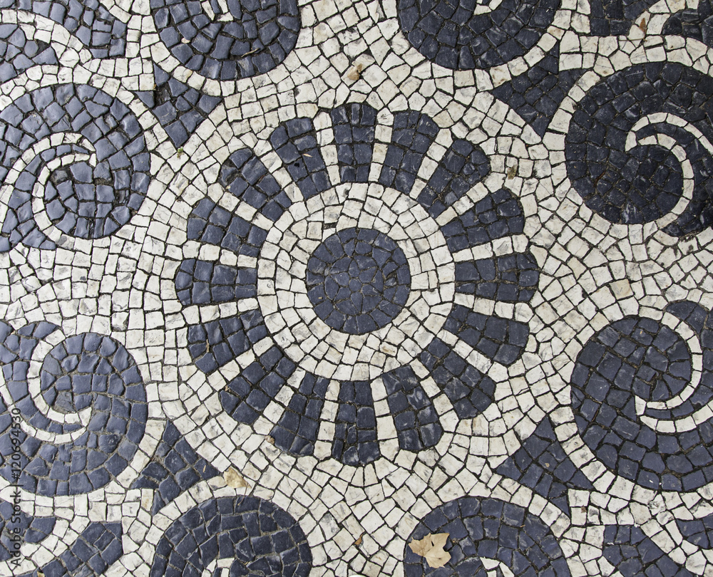Mosaic floor