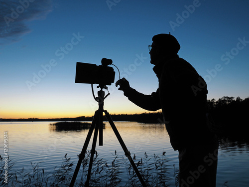 Der Landschafts Fotograf photo