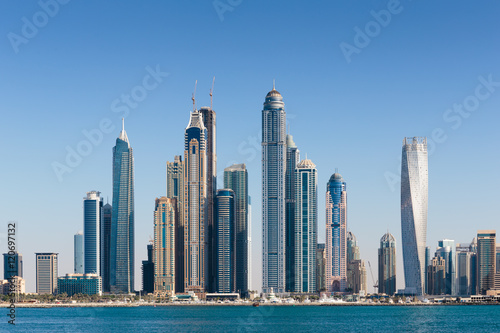 General view of the Dubai Marina UAE © arbalest