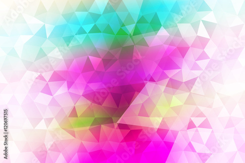 abstract low poly multi color background. vector illustration.