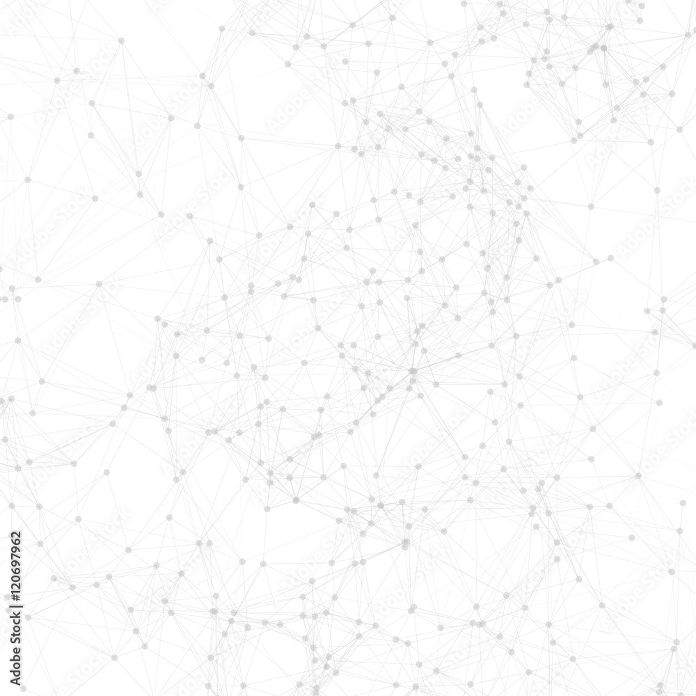 Fototapeta premium Black and White Mesh Vector Background | EPS10 Design