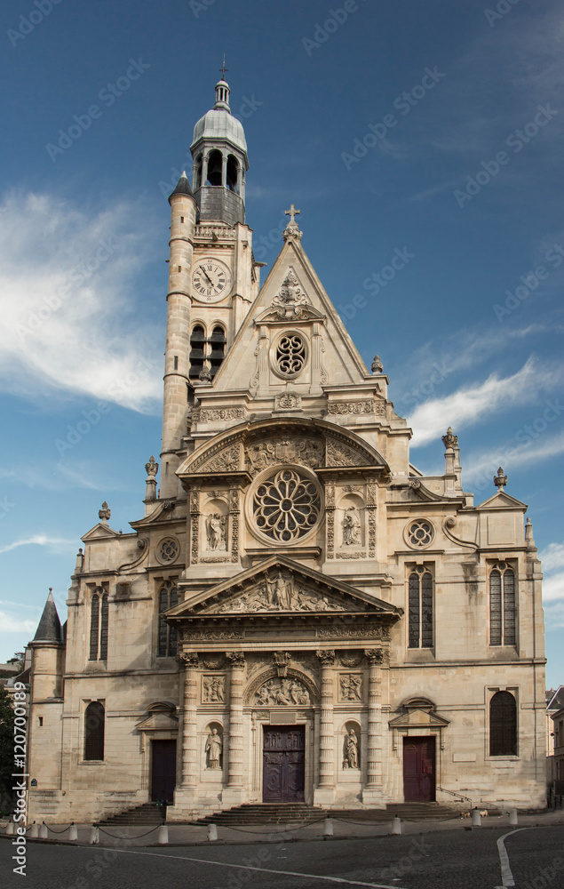 The Saint Etienne du Mont church, Paris, France.