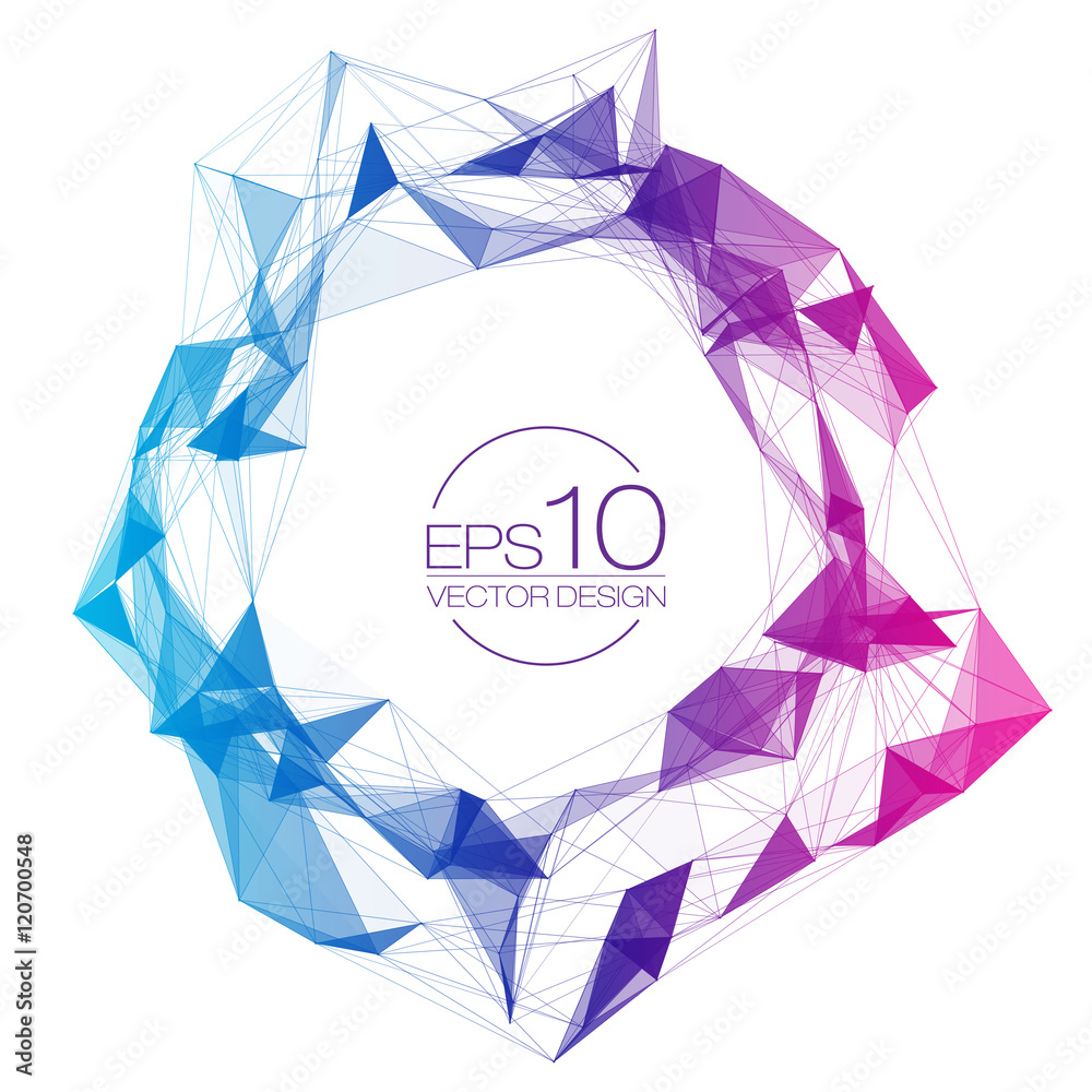 Colorful Mesh Vector Background | EPS10 Design vector de Stock | Adobe ...