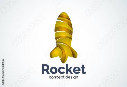 Rocket logo template