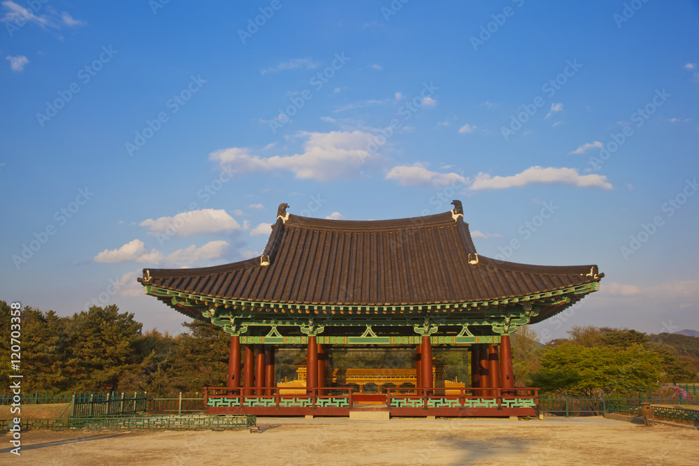 Korea, Gyeongsangbuk-do, Gyeongju, Anapji Pond Korea, Gyeongsangbuk-do, Gyeongju, Anapji Pond