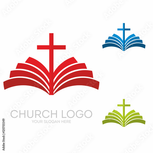 Church logo. Christian symbols. The greatness and the glory of Jesus Christ