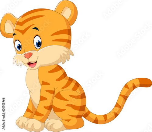 Cute tiger cartoon