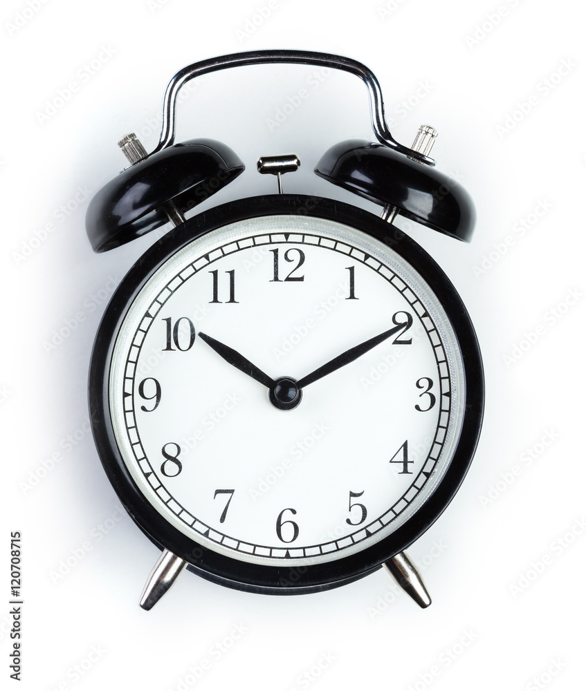 Alarm clock on white background Alarm clock on white background