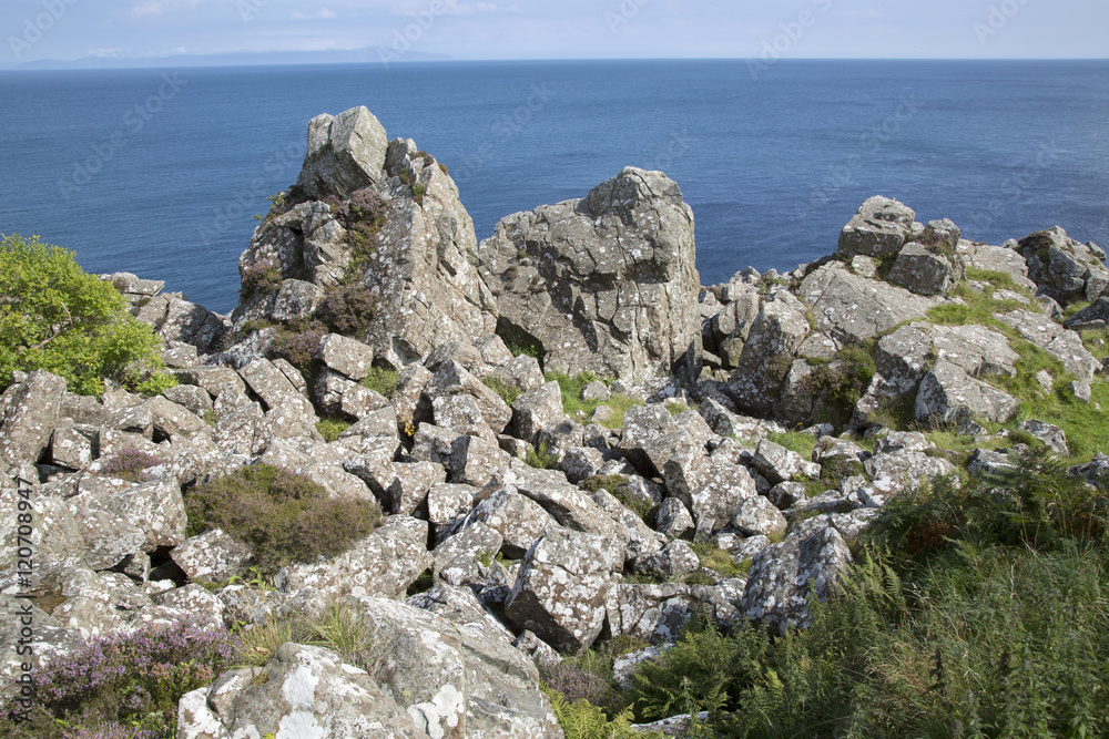 Rocks at Murlough Beach; County Antrim