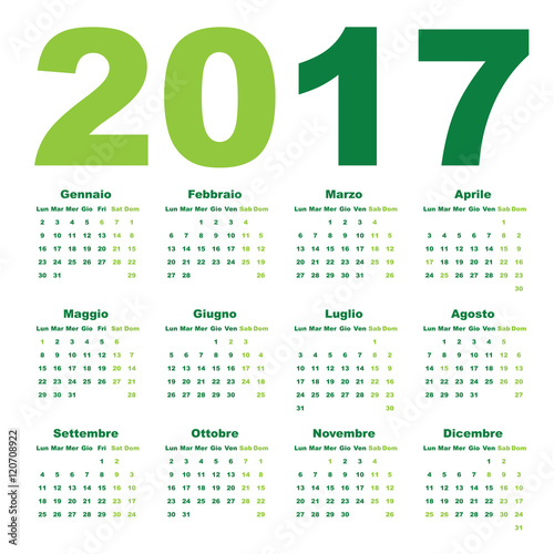 calendario 2017