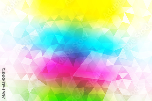 abstract low poly multi color background. vector illustration.