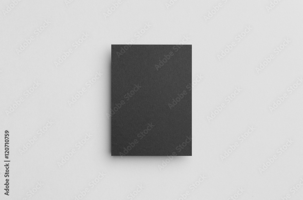 Black A6 Flyer / Postcard / Invitation Mock-Up Black A6 Flyer / Postcard / Invitation Mock-Up