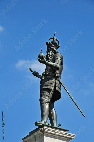 Aquisgrana, Aachen, la statua di Carlo Magno - Germania