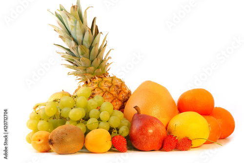 Fototapeta Naklejka Na Ścianę i Meble -  Colorful group of fresh fruits