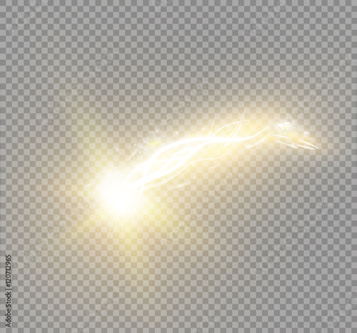 A bright comet