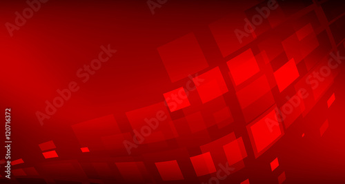 Red Background abstract with lighting lines digital concept